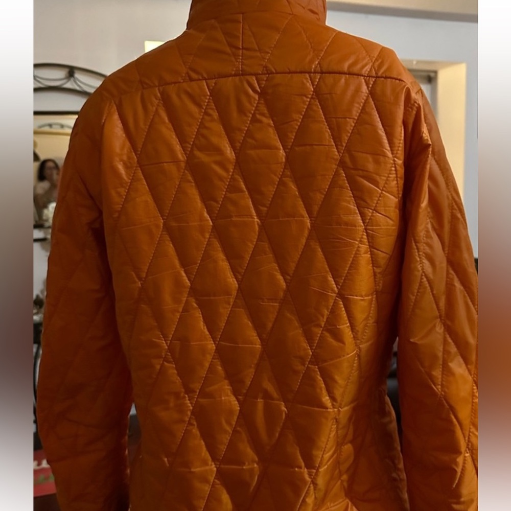 PATAGONIA Nano Puff Pullover Jacket Diamond Quilted Orange Women's Size S - Picture 2 of 11
